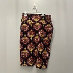 Lularoe Cassie Printed Pencil Skirt. Women’s medium